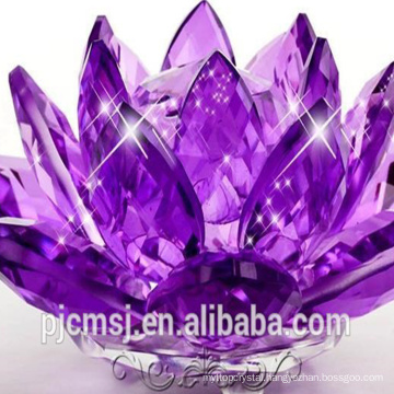 crystal lotus flower for decoration or gift